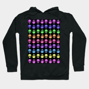 ALIEN Head Pattern Hoodie